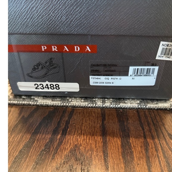 Prada Sport Leather Slingback Sandals - Picture 5 of 5